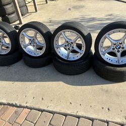 Rims 18 JDM 2 Pieces BBS Staggered OEM BMW 5x120 rines With SENSORS TOO $950 For All 4 