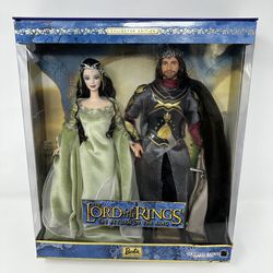 2003 Barbie Lord Of The Rings Arwen And Aragorn