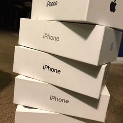 Empty iPhone Boxes EMPTY — BOX ONLY