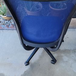 Blue Lumber Office Chair