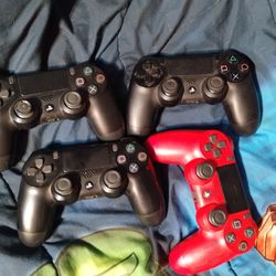 PS3 Wireless Controllers, For Parts Or Repair 