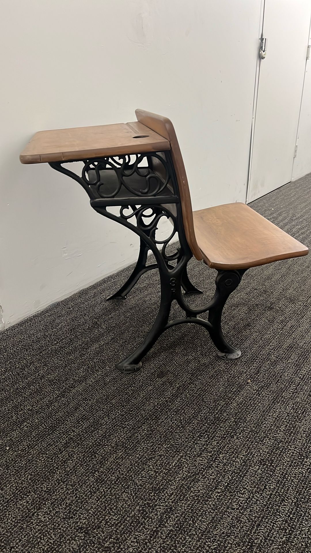 Antique Old School Desk