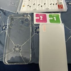 iPhone 17 Pro Max Clear Case With Screen Protector 