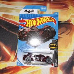 HOTWHEELS BATMAN: ARKHAM KNIGHT BATMOBILE...NEW...ADULT OWNED AND KEPT IN A SMOKE FREE HOME...$5.00 FIRM...