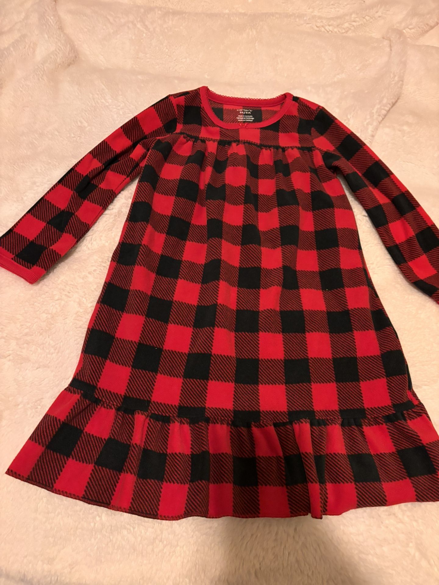 3T Fleece Pajama Dress