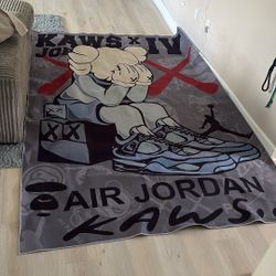 Air Jordan X Kaws Rug