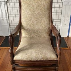 Antique Platform Rocket Chair 