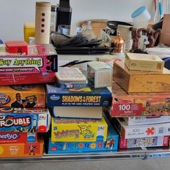 Puzzles & Board Games $3 Each