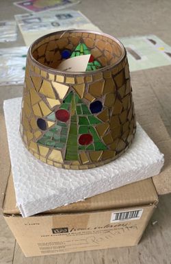 Home Interior Chrismas Candle shade