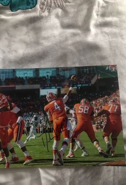 Dashun Watson 8x10 autographed photo