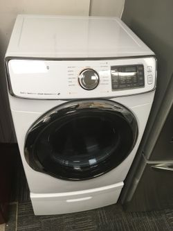 Samsung Front Load Dryer On Pedestal