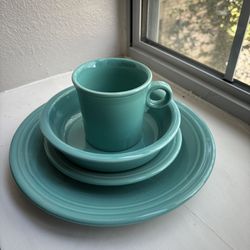 Fiesta 4 Piece Set Turquoise