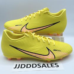 Nike Mercurial Vapor 15 Club MG Yellow Strike Sunset Glow DJ5963-780 Men’s Sz 11