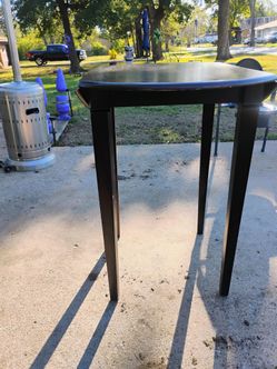 Tall Table with Fold Down Ends. 37"x 24"x26"