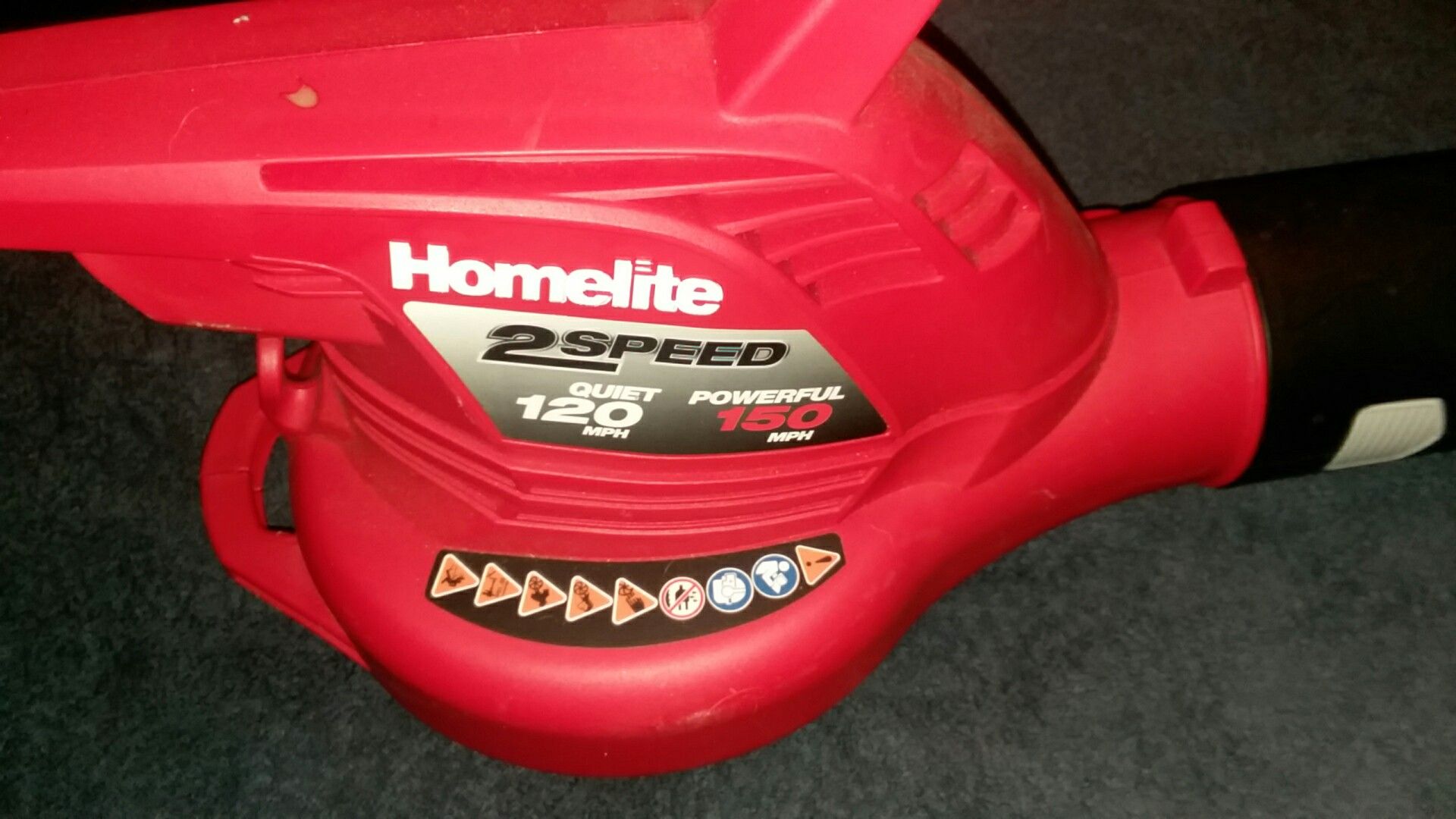 Homelite 2 speed 150mph Electric blower
