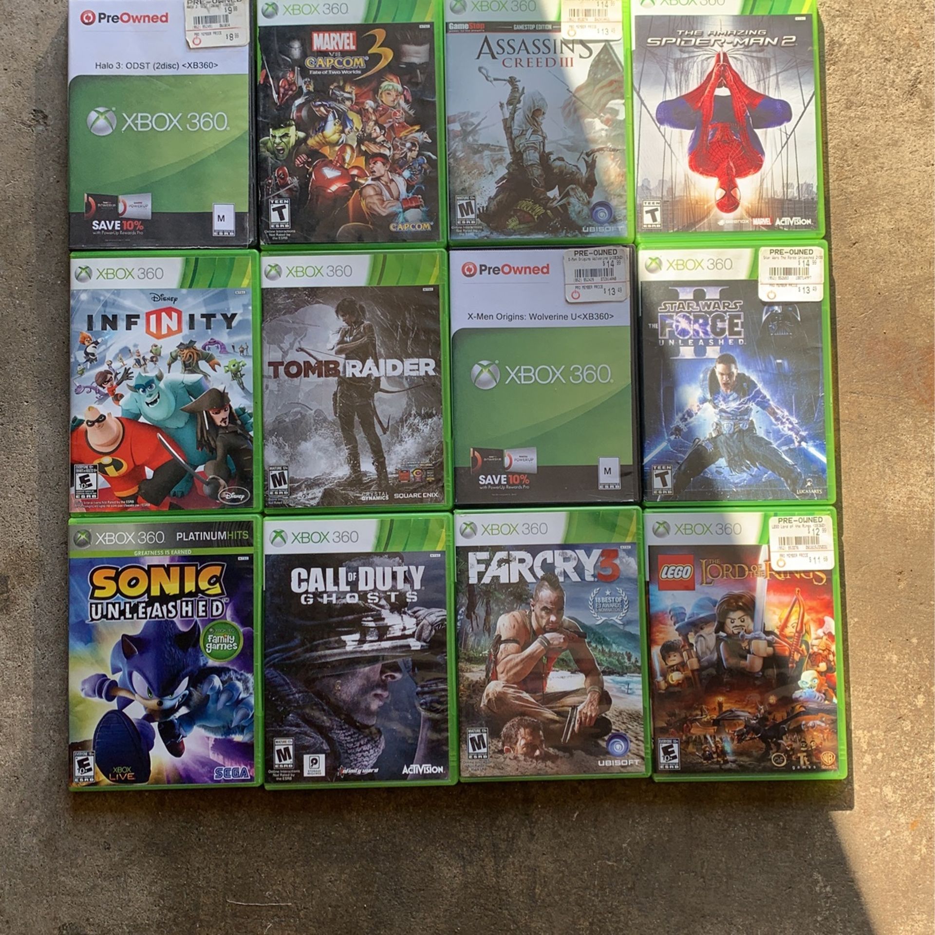 Xbox 360 Games 