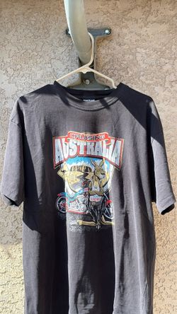 Vintage Australia, kangaroo biker T-shirt