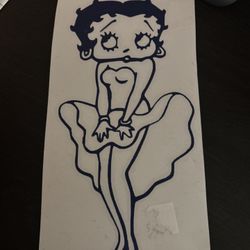 Betty Boop Decal Sticker 