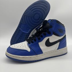 Nike Air Jordan 1 Retro High OG BG 'Game Royal' 2018  575441-403 Youth Sz 7 (7Y)