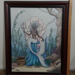Framed Mermaid Art