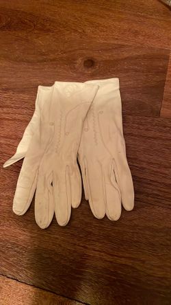 Ladies know d leather table cut gloves