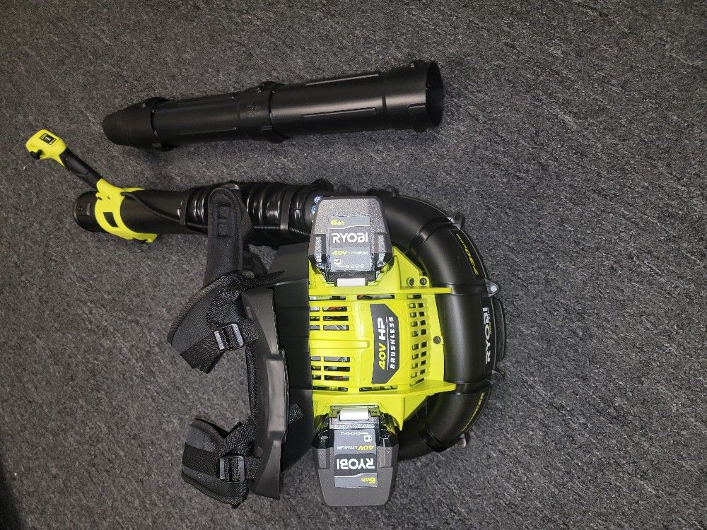 RYOBI DOUBLE BATTERY BLOWER Brand New