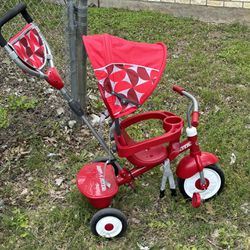 Red Baby Stroller 