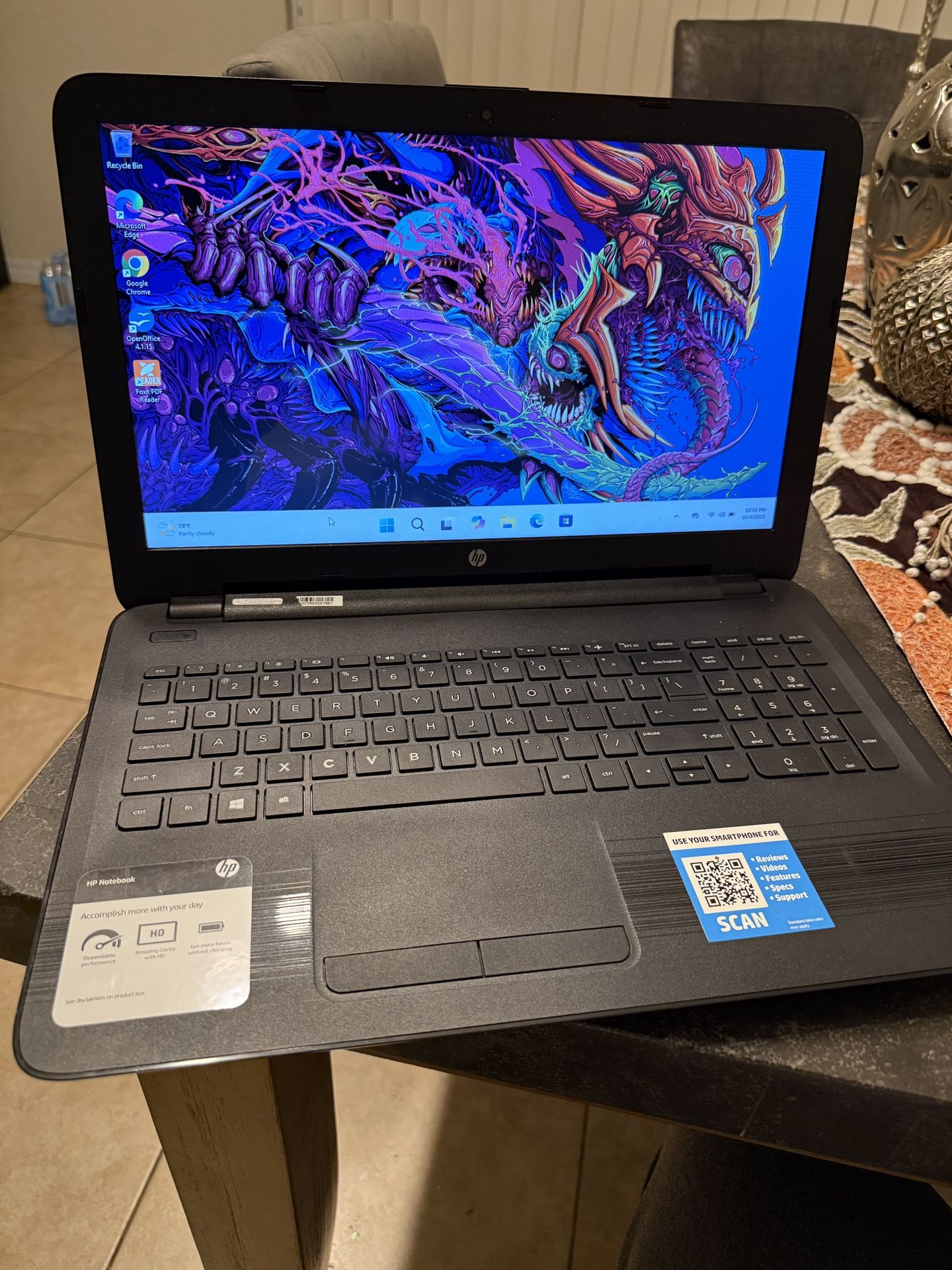 Hp Laptop. Windows 11