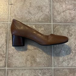 Clarks Brown Comfort Heels 