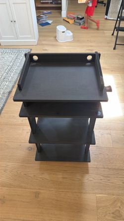 Line Phono Turntable Stand + Vinyl Storage, Made In the USA