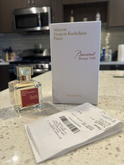 MFK Baccarat 540 Eau De Parfum With Receipt