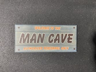 Man Cave Decorative Wood Hanging Wall Art Decor