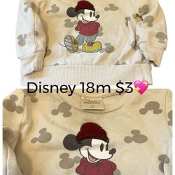 Disney Sweater Great Condition 18 Months 💖💖M4