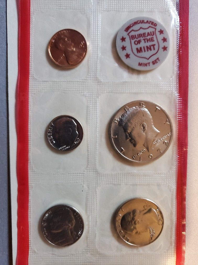 1972 U.S. Mint Uncirculated Set