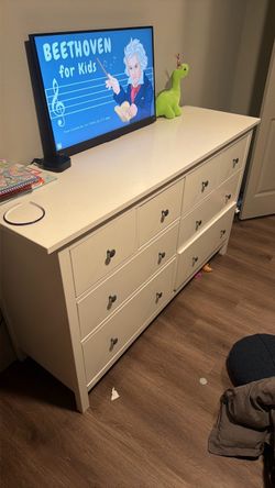 White dresser drawer