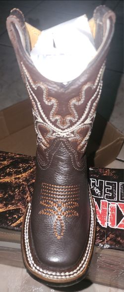 Brand New Toddler Leather Rodeo Boots Size 8