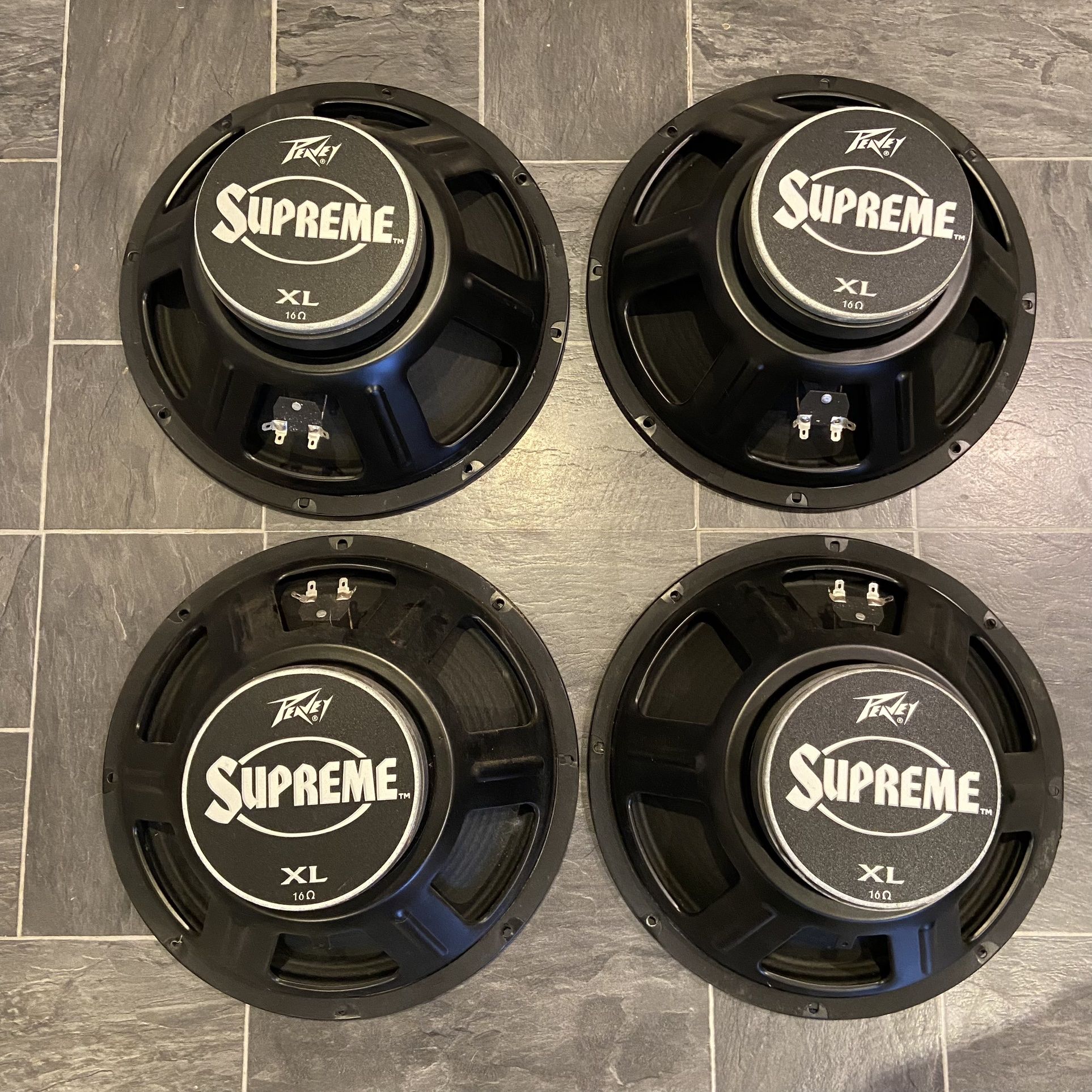 Peavey Supreme スピーカーキャビネット Peavey Supreme XL 16-ohm 12” Speakers (4) for Guitar Amplifier