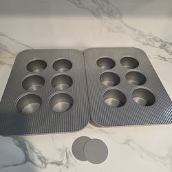 USA Pan Bakeware Mini Cheesecake Pan with Removable Bottom