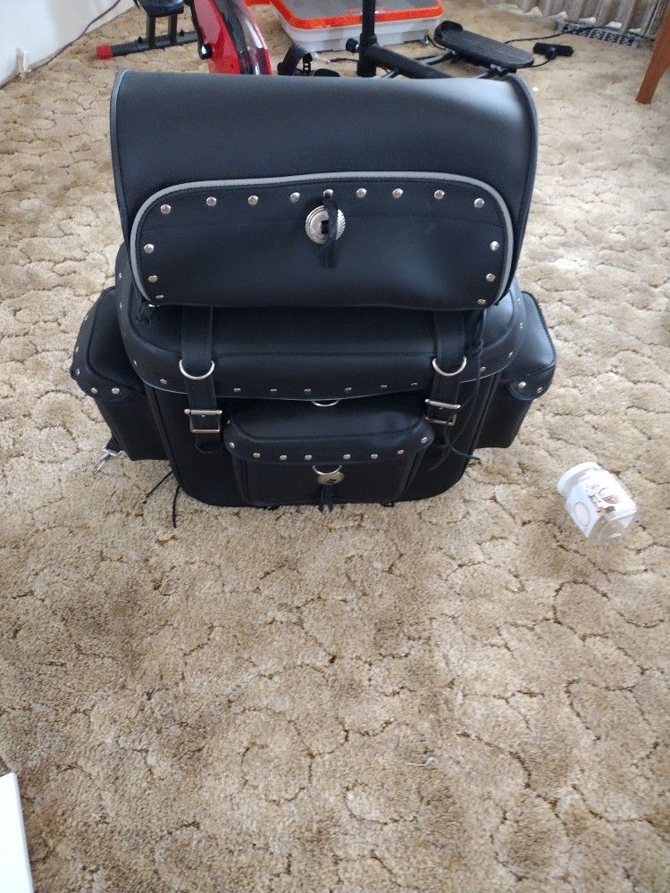 Back of Motorcycle Luggage