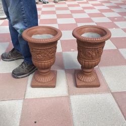 New Flower Pots Made Out Of Cement Perfect Gift 💝 