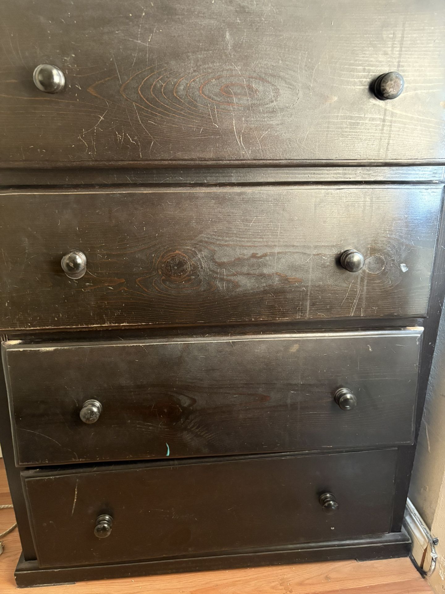 Black Wood Dresser
