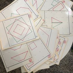 Teacher Created Geoboard Math Patterns For Student Learning Centers