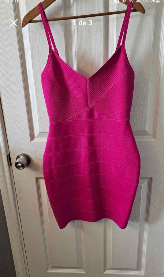 Pink Prom Party Club Dress/Size Large