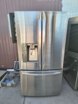 LG Refrigerator stainless steel 3 door