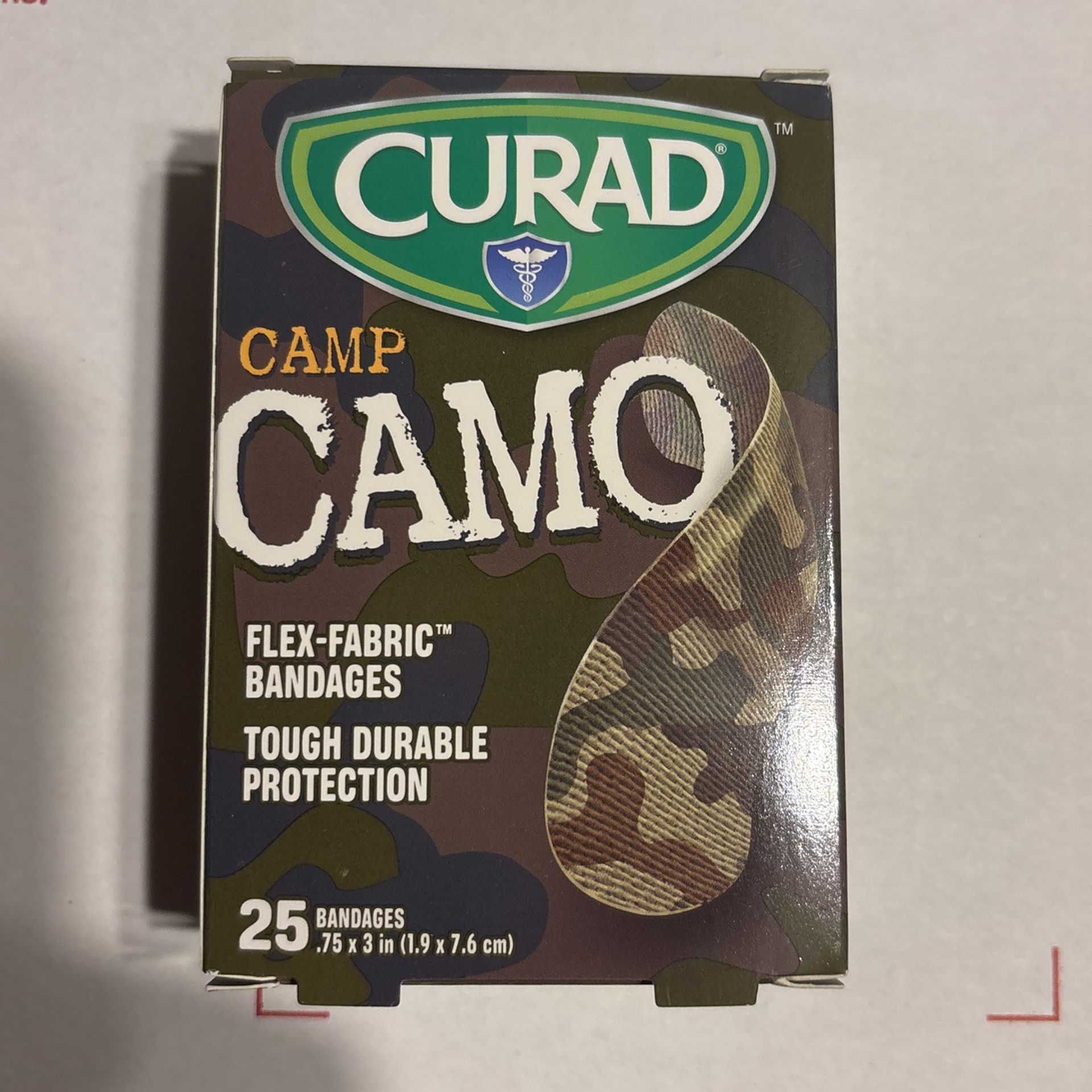Curad Camo Bandages Bandaids New