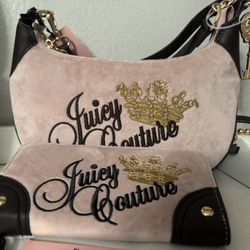 Juicy Couture Shoulder Purse And Wallet