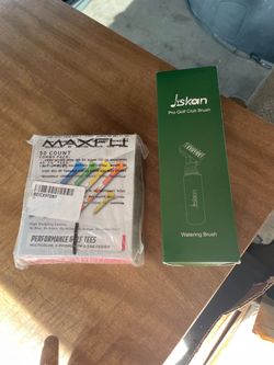 New Maxfli 50-Ct Golf Tees & Jiskan Watering Brush Combo Set