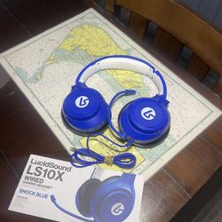 LucidSound LS10X Wired Gaming Headset for Xbox Series XS,Xbox one Shock Blue