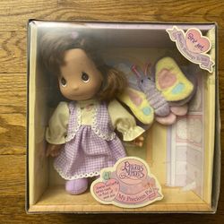 1998 Precious Moments My Precious Pal Bridget  Doll w/ Butterfly New