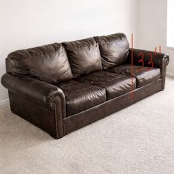 Comfy Leather Sofa Coach